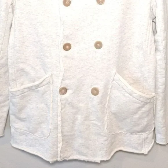 Frank & Eileen Belfast Peacoat in Gray Melange